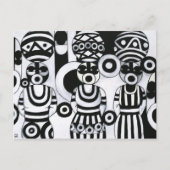 Vrouwen met Calabashes van Emeka! Briefkaart (Voorkant)