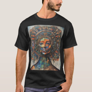 Vrouwen met creaties t-shirt