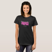 Vrouwen met een doel t-shirt (Voorkant volledig)