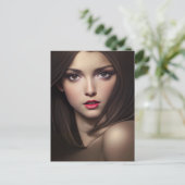 Vrouwen met een intens Briefkaart (Staand voorkant)