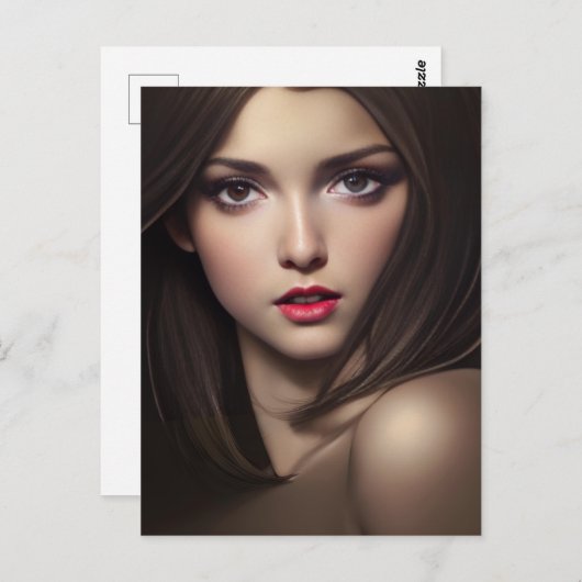 Vrouwen met een intens Briefkaart (Voorkant / Achterkant)