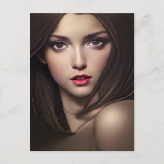 Vrouwen met een intens Briefkaart (Voorkant)