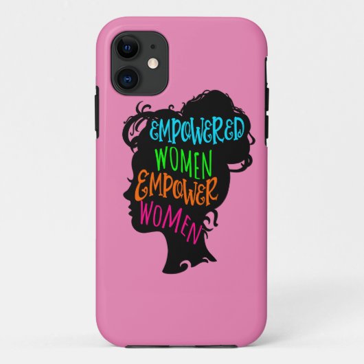 Vrouwen met een krachtige kracht Case-Mate iPhone case (Achterkant)