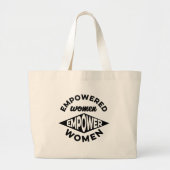 Vrouwen met een krachtige kracht grote tote bag (Voorkant)