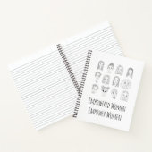 Vrouwen met een krachtige kracht notitieboek (Binnen)