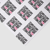 Vrouwen met een krachtige kracht tissuepapier (Detail)