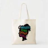 Vrouwen met een krachtige kracht tote bag (Voorkant)