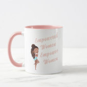 Vrouwen met een krachtige motor Mok vrouwen (Links)