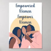 Vrouwen met een krachtige motor Poster vrouwen (Voorkant)