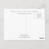 Vrouwen met een parasol ~ Madame Monet met haar zo Briefkaart (Achterkant)