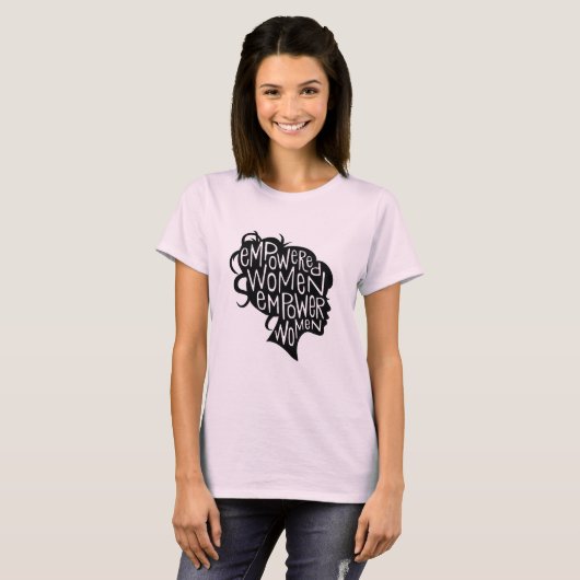 Vrouwen met een sterke positie t-shirt (Voorkant volledig)