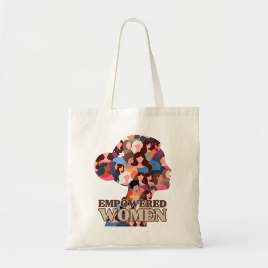 Vrouwen met een sterke positie tote bag (Voorkant)