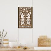 Vrouwen met een urn poster (Keuken)
