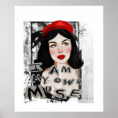 vrouwen met frida kahlo citeren Poster (Voorkant)