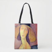 Vrouwen met groot Pet, Modigliani Tote Bag (Voorkant)