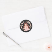 Vrouwen met Kind Ronde Sticker (Envelop)