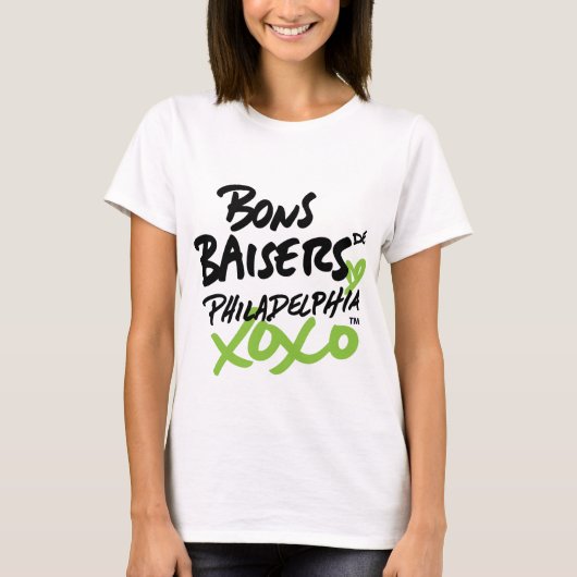 Vrouwen met liefde in het Frans T-Shirt (Voorkant)