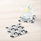 Vrouwen met lippenstift kartonnen onderzetters (Insitu)