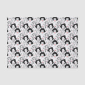 Vrouwen met lippenstift tissuepapier (Voorkant)