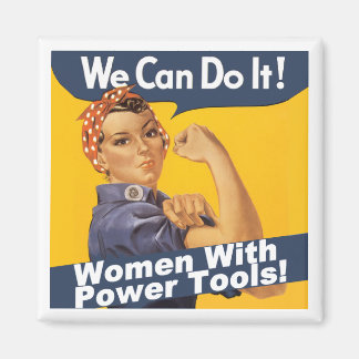 Vrouwen met Power Tools Magnet