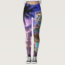 vrouwen met schaamte - Briefkaarten Leggings