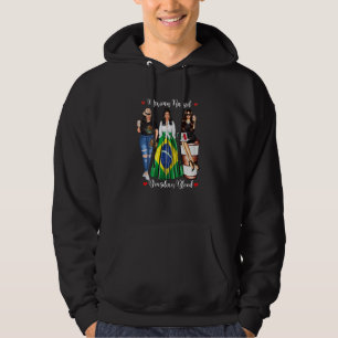 Vrouwen Mexicaans Brazilië Erfgoed Geboren In Mexi Hoodie