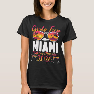 Vrouwen Miami 2026 Girls Trip T-shirt