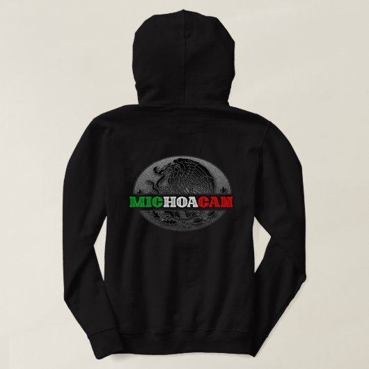 Vrouwen Michoacan Mexico Hoodie (Design achterkant)
