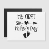Vrouwen mijn eerste Moederdag voor nieuwe moeder (Voorkant / Achterkant)