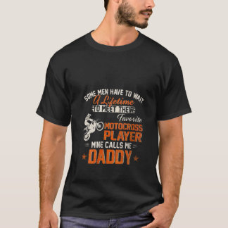 Vrouwen Mijn favoriete Motorcross Dirt Bike Player T-shirt