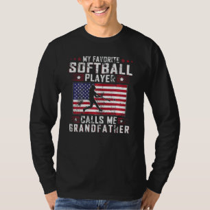 Vrouwen Mijn favoriete softbalspeler noemt me Gran T-shirt