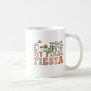 Vrouwen Mijn Laatste Fiesta Bruid Wildflower Bache Koffiemok