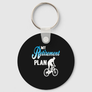 Vrouwen Mijn Pensioenplan Grappig Fietsen Humor Ac Sleutelhanger