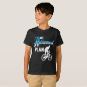 Vrouwen Mijn Pensioenplan Grappig Fietsen Humor Ac T-shirt (Voorkant volledig)
