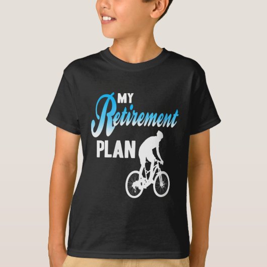 Vrouwen Mijn Pensioenplan Grappig Fietsen Humor Ac T-shirt (Voorkant)