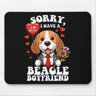 Vrouwen Mijn Valentijn Heeft Paws Valentijn Harten Muismat