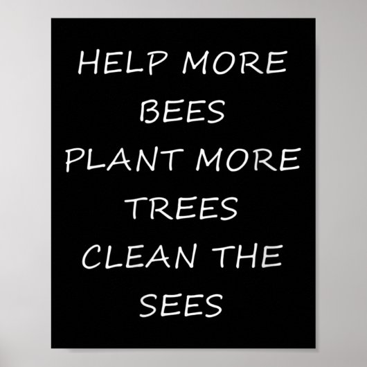 Vrouwen milieubescherming - help de poster (Voorkant)