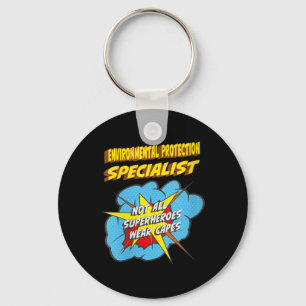 Vrouwen milieubescherming specialist grappig sleutelhanger