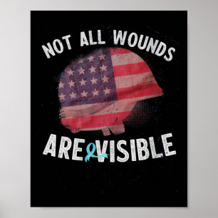 Vrouwen Militaire Veteraan Post Traumatische PTSS Poster