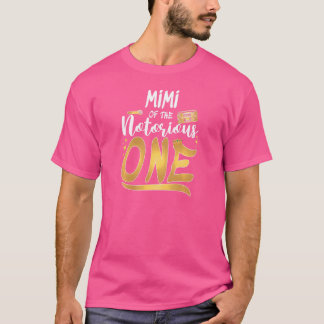 Vrouwen Mimi van de beruchte ene oude school hip H T-shirt