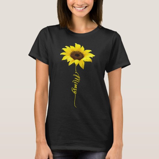 Vrouwen Mimsy Sunflower Sunshine Family Gift T-shirt (Voorkant)