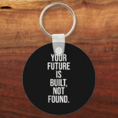 Vrouwen Mindset Wijsheid Motivatie Gezegde V-hals Sleutelhanger (Voorkant)