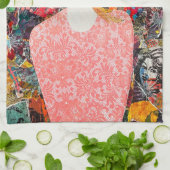 Vrouwen Mixed Media Inspirerend Art Keukenhanddoek (Gevouwen)