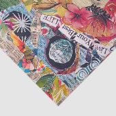 Vrouwen Mixed Media Inspirerend Kunstweefsel Papie Tissuepapier (Detail)