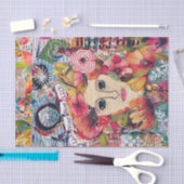 Vrouwen Mixed Media Inspirerend Kunstweefsel Papie Tissuepapier (Craft)