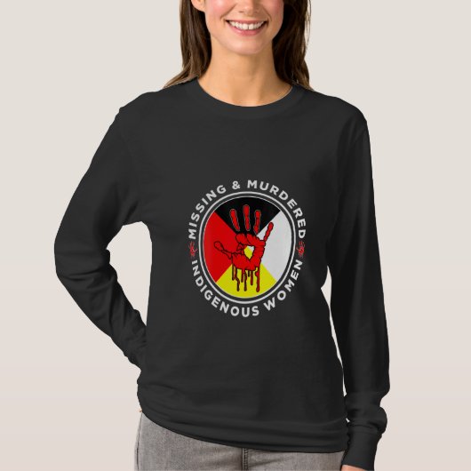 Vrouwen Mmiw Vermiste & vermoorde inheemse vrouwen T-shirt (Voorkant)
