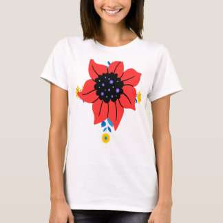 Vrouwen mode >bloemen tshirt