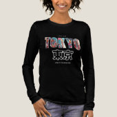 Vrouwen mode ontworpen tokiyo merk T-shirt (Voorkant)