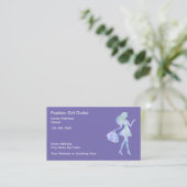 Vrouwen Mode Retail Store Visitekaartjes (Staand voorkant)