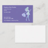 Vrouwen Mode Retail Store Visitekaartjes (Voorkant / Achterkant)